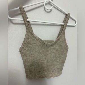 FOREVER 21| BEIGE CROP TOP SMALL